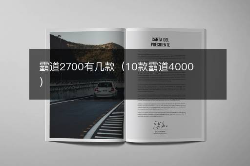 霸道2700有几款（10款霸道4000）